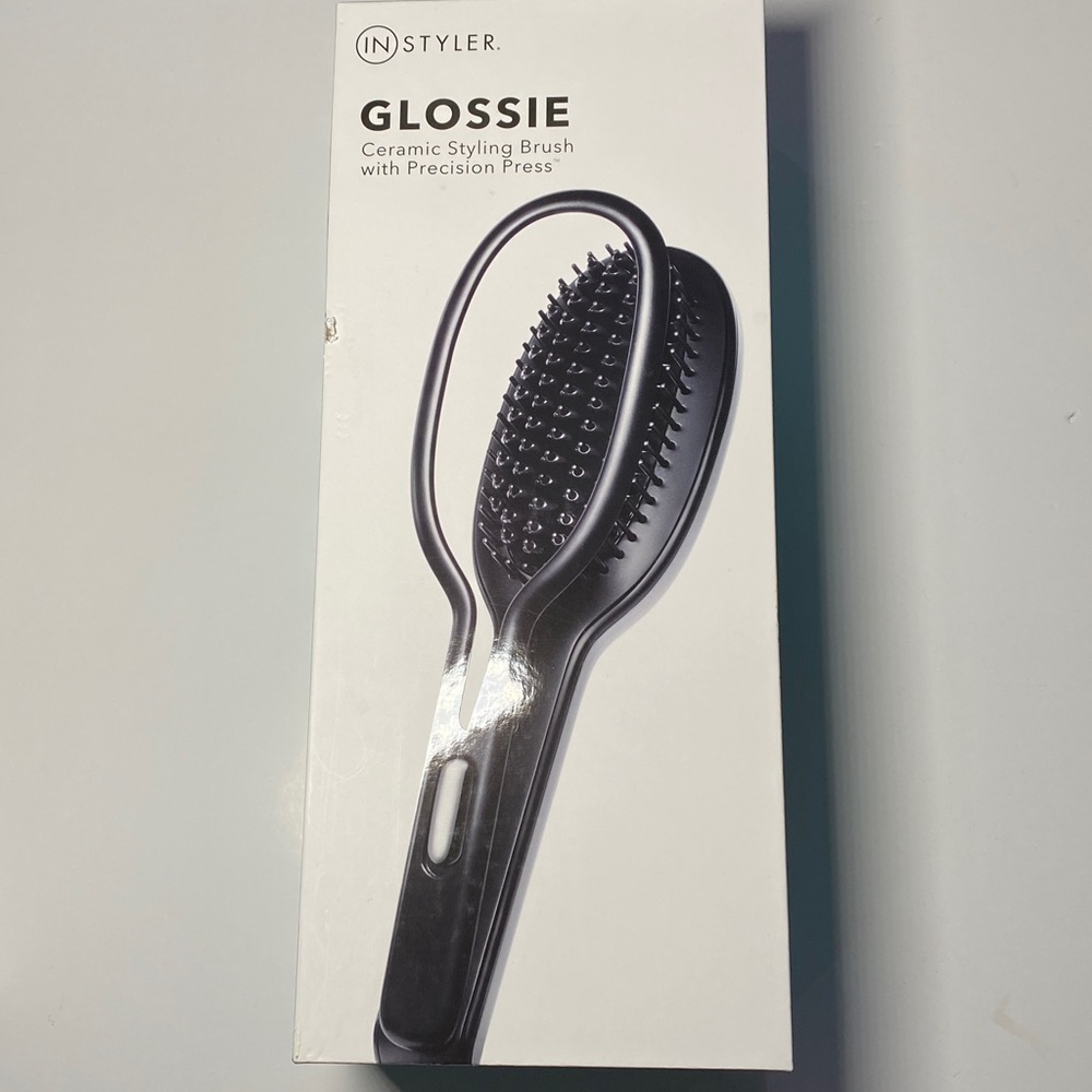 NIB Hair Straighter Glossie IN STYLER Ceramic Hair Smoother